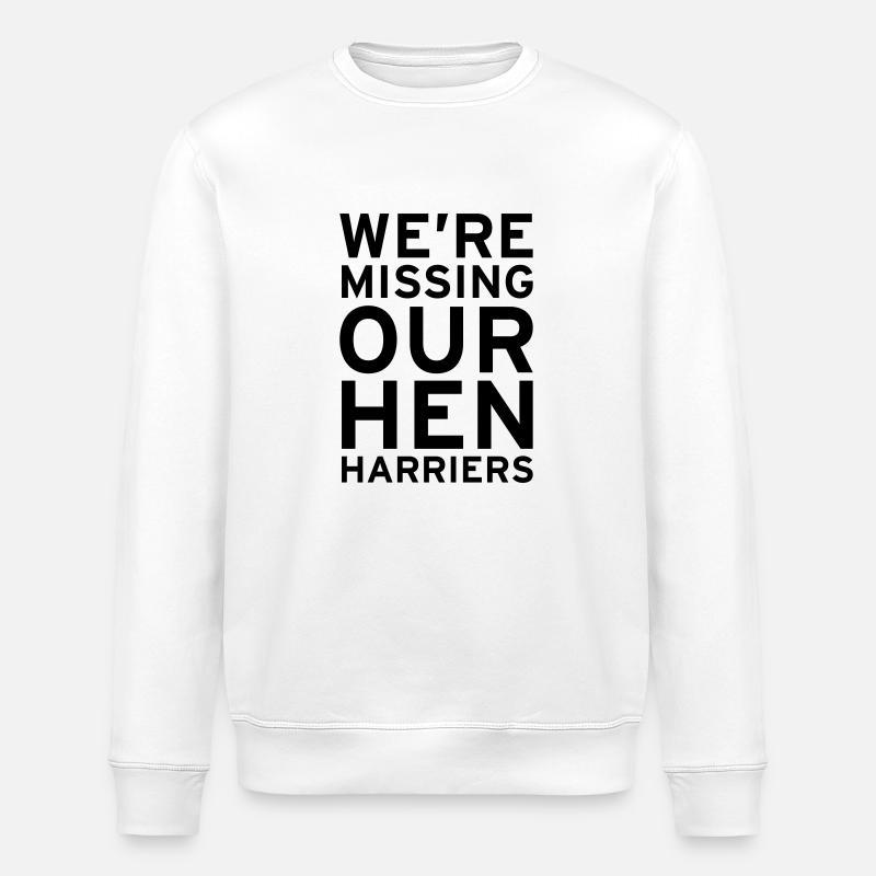 BAWC HHD Splat Design Kid - Stanley/Stella ROLLER Unisex Organic Sweatshirt - white