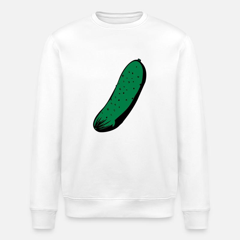 Gurke - Stanley/Stella Unisex Bio-Sweatshirt ROLLER - Weiß