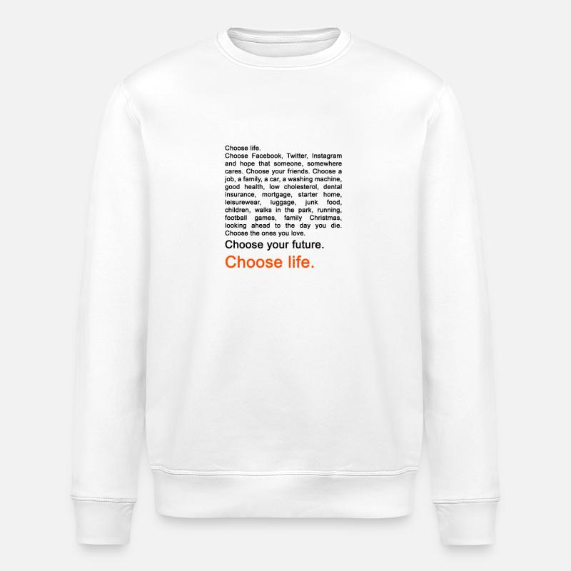 Trainspotting - Sweat bio ROLLER Stanley/Stella Unisexe - blanc