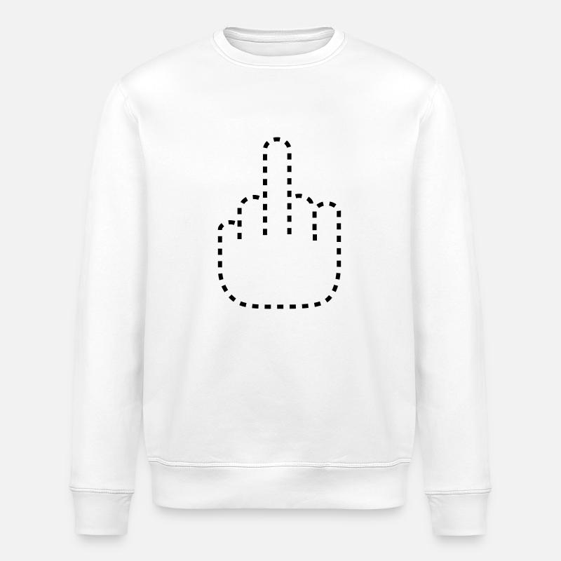 dashed_fuck_you_1c - Sweat bio ROLLER Stanley/Stella Unisexe - blanc