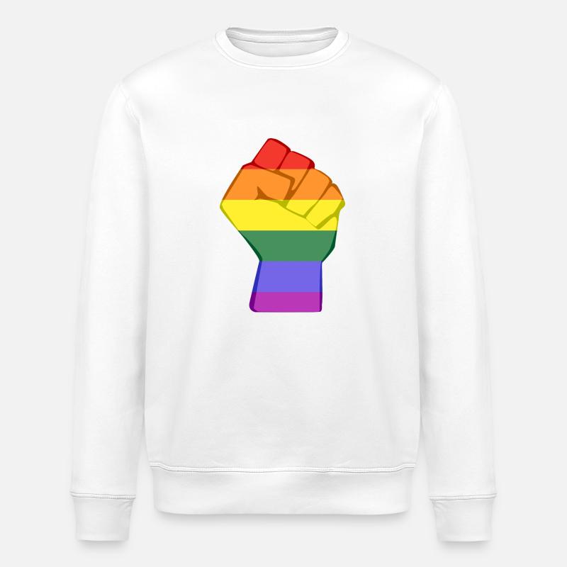 LGBT Faust - Stanley/Stella Unisex Bio-Sweatshirt ROLLER - Weiß