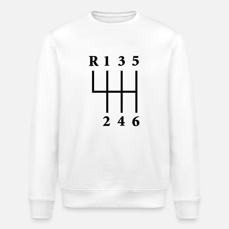 gangschaltung - Stanley/Stella Unisex Bio-Sweatshirt ROLLER - Weiß