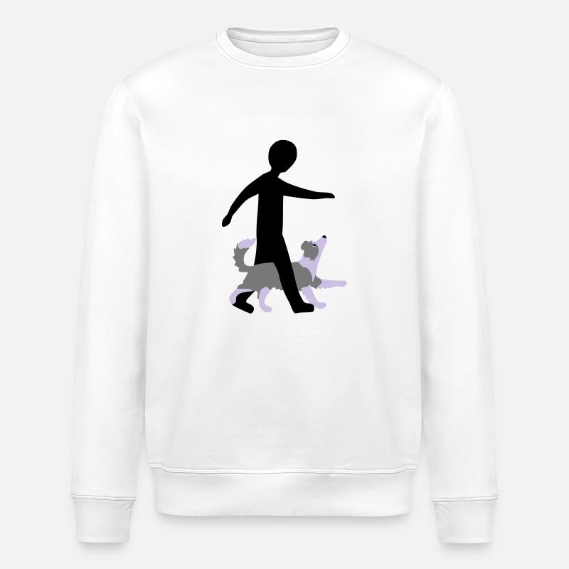 Dog Dancing 3-5 - Stanley/Stella Unisex Bio-Sweatshirt ROLLER - Weiß