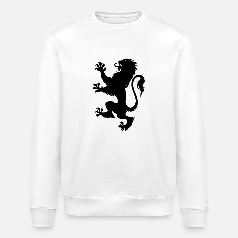 Black lion de - Stanley/Stella Unisex Bio-Sweatshirt ROLLER - Weiß