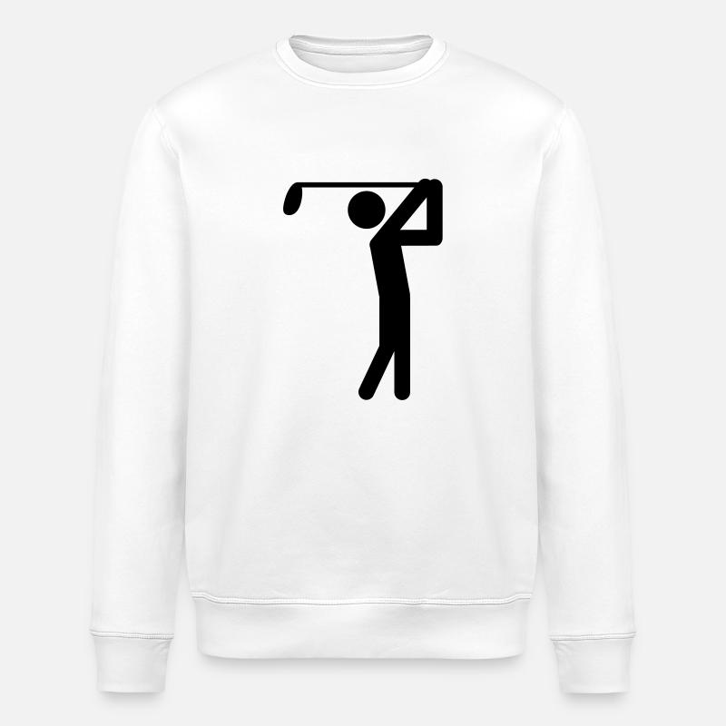 golfer icon - Sweat bio ROLLER Stanley/Stella Unisexe - blanc