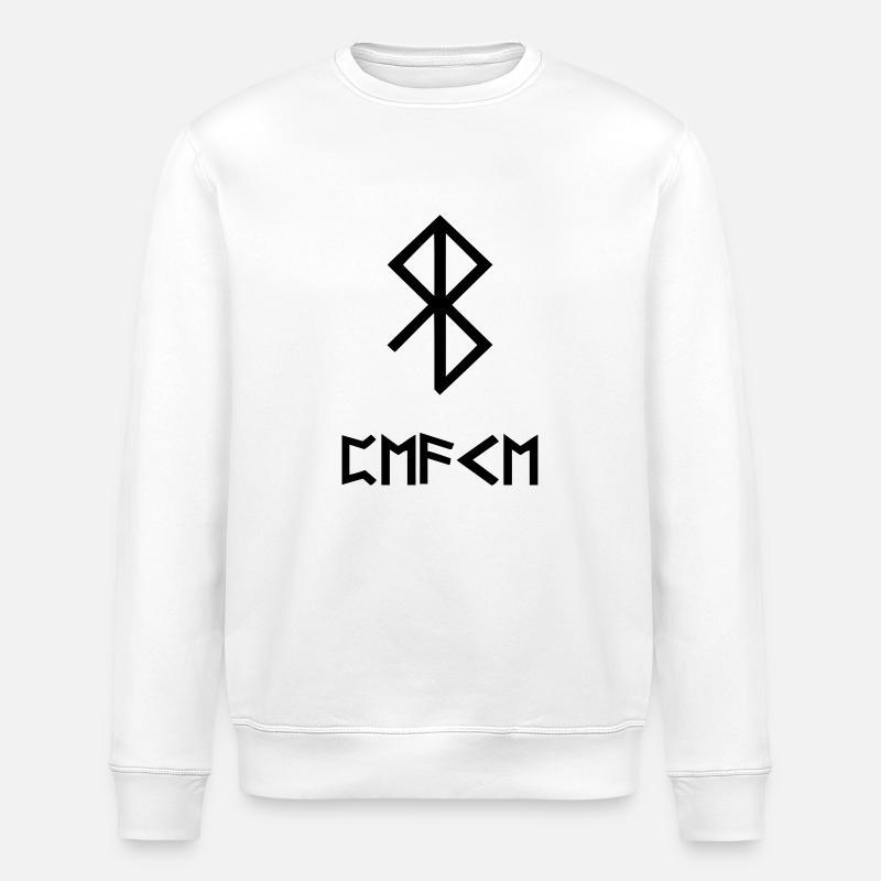 Wikinger - Stanley/Stella Unisex Bio-Sweatshirt ROLLER - Weiß