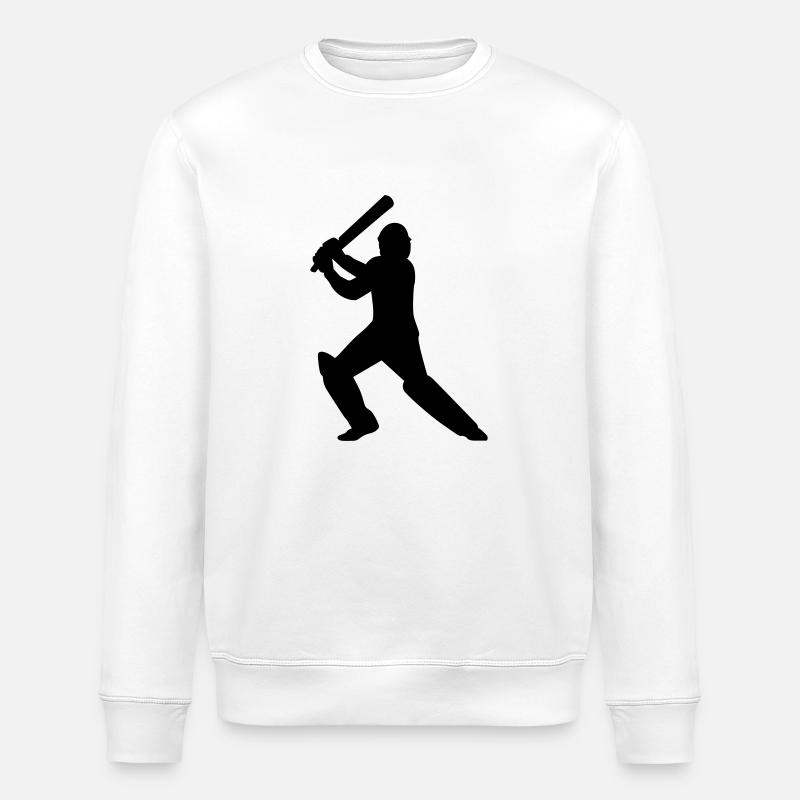 Cricket - Stanley/Stella ROLLER Unisex Organic Sweatshirt - white