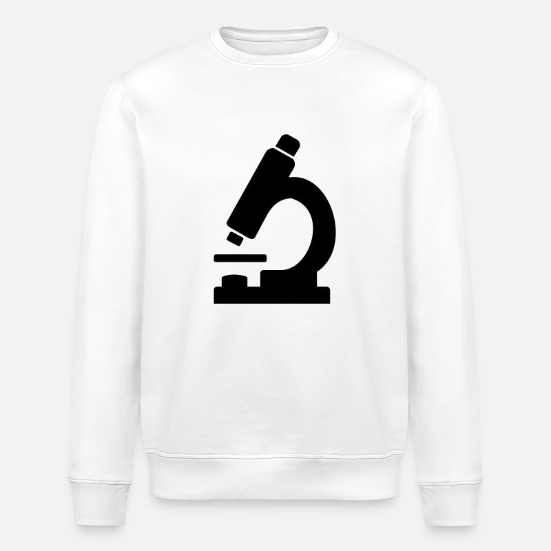 Microscope - Stanley/Stella ROLLER Unisex Organic Sweatshirt - white