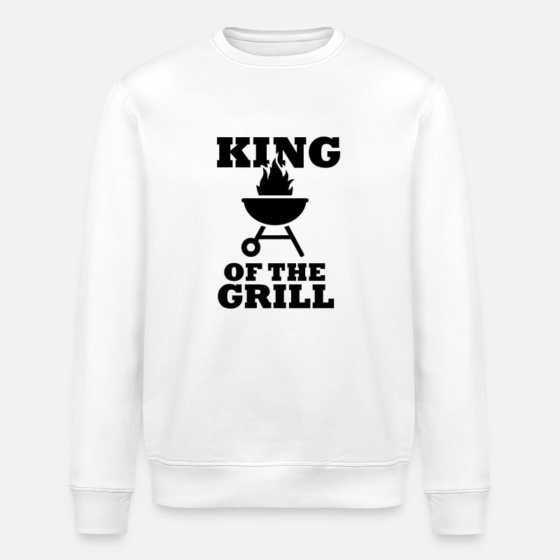 King of the Grill - Sweat bio ROLLER Stanley/Stella Unisexe - blanc