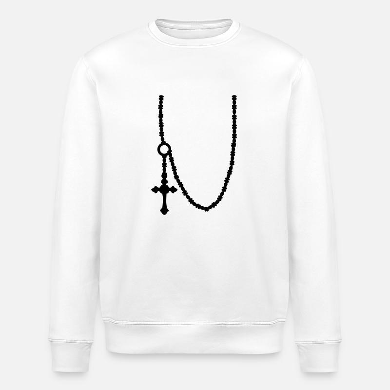 Collier - Sweat bio ROLLER Stanley/Stella Unisexe - blanc