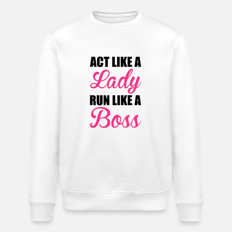 Run - Sweat bio ROLLER Stanley/Stella Unisexe - blanc