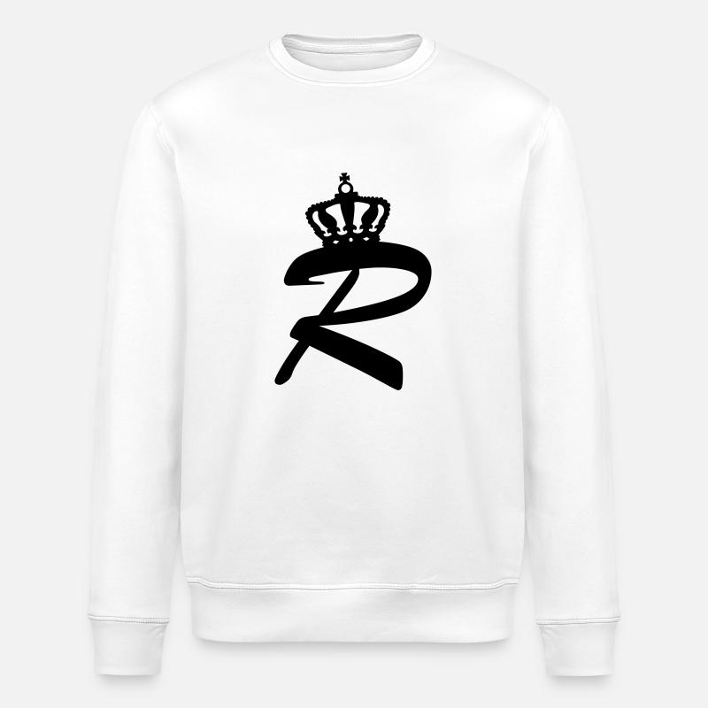 buchstabe_r_01 - Sweat bio ROLLER Stanley/Stella Unisexe - blanc