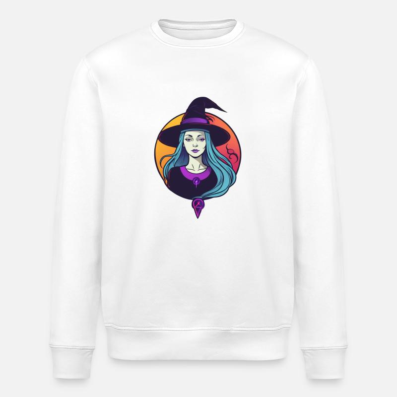 Sorcière - Sweat bio ROLLER Stanley/Stella Unisexe - blanc