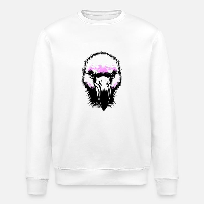 Flamant - Sweat bio ROLLER Stanley/Stella Unisexe - blanc