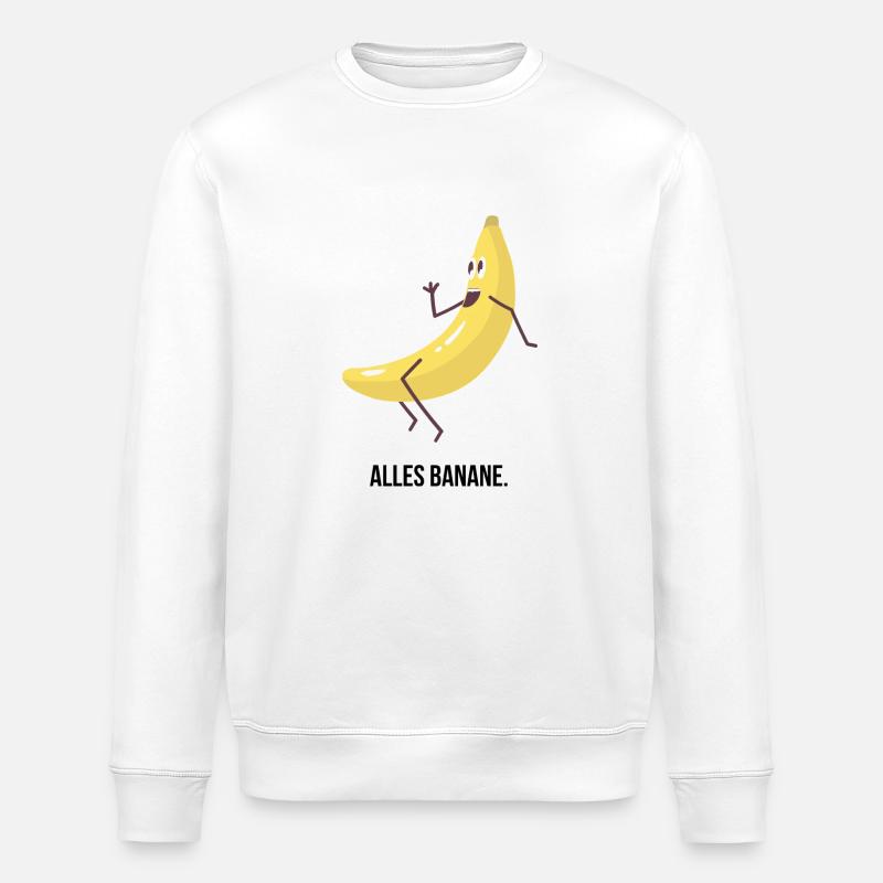 C’est de la banane. - Sweat bio ROLLER Stanley/Stella Unisexe - blanc