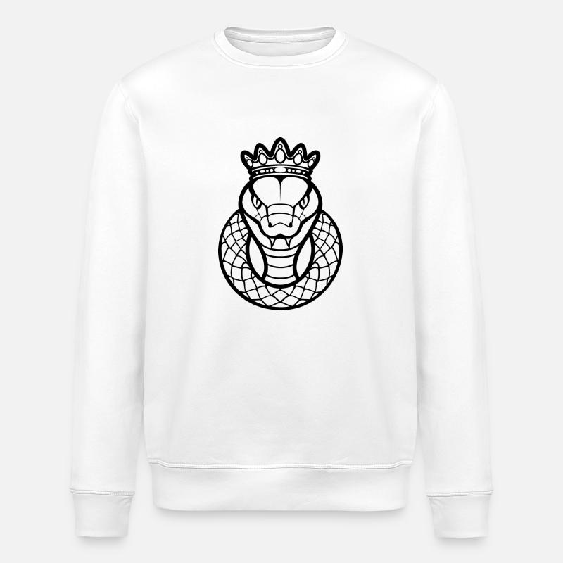 Noble Majesté du Serpent - Sweat bio ROLLER Stanley/Stella Unisexe - blanc