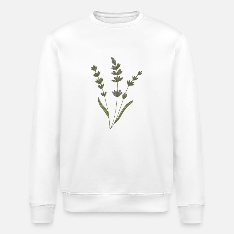 lavande - Sweat bio ROLLER Stanley/Stella Unisexe - blanc
