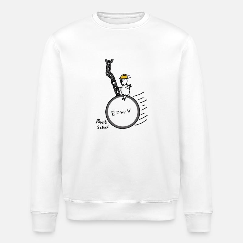 Physik Schof - Stanley/Stella Unisex Bio-Sweatshirt ROLLER - Weiß
