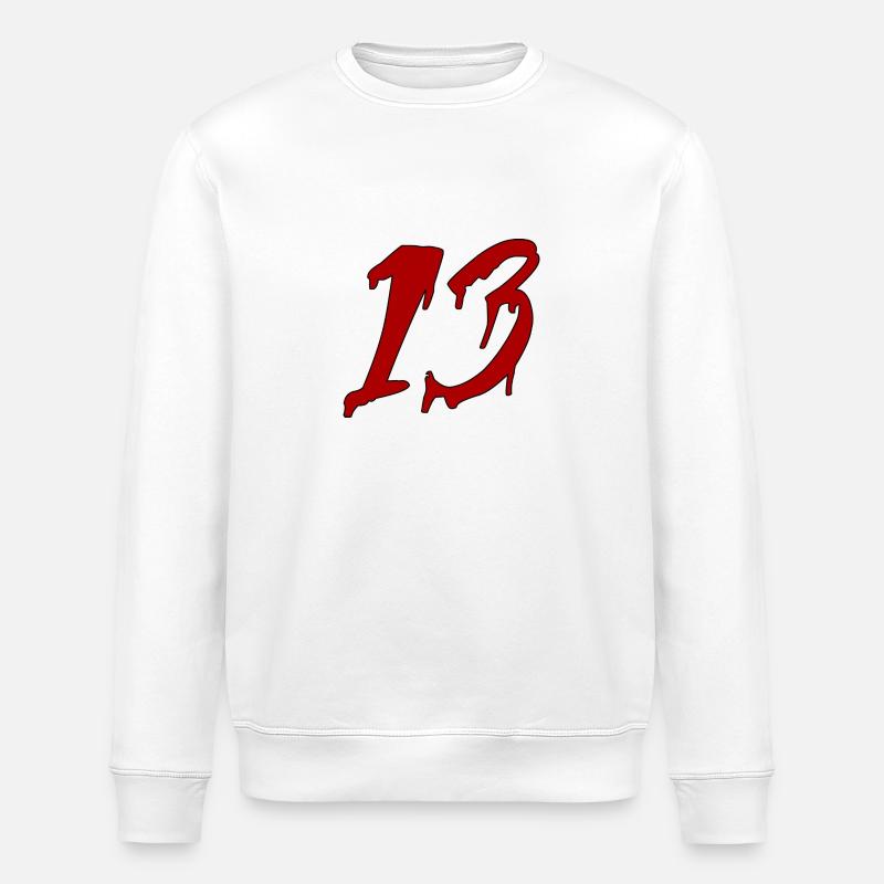 13 - Stanley/Stella ROLLER Unisex Organic Sweatshirt - white