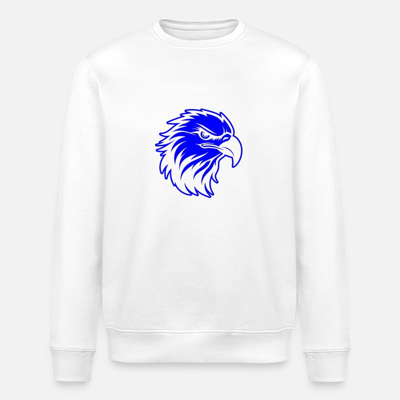 Adler Kopf - Stanley/Stella Unisex Bio-Sweatshirt ROLLER - Weiß