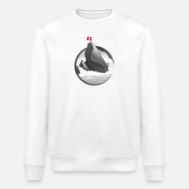 Rheinfall - Stanley/Stella Unisex Bio-Sweatshirt ROLLER - Weiß