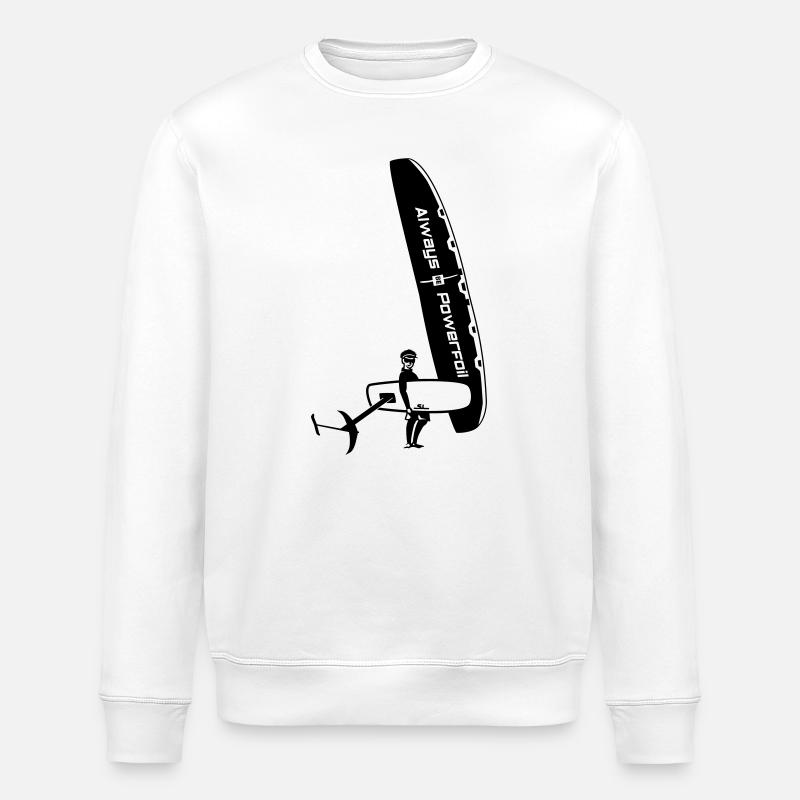 Foildude - Stanley/Stella Unisex Bio-Sweatshirt ROLLER - Weiß