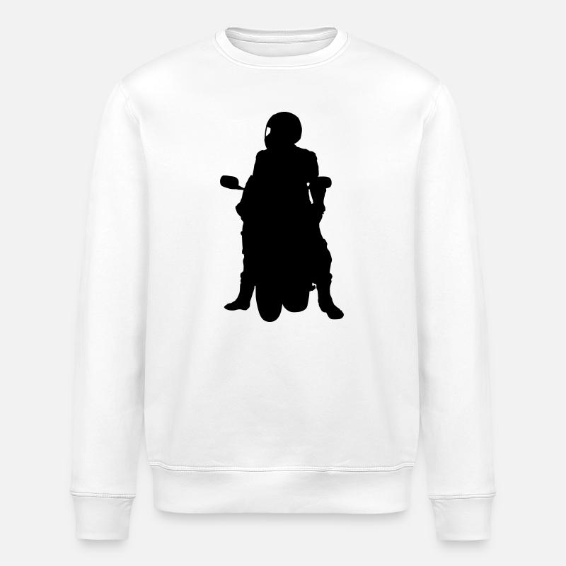 biker - Sweat bio ROLLER Stanley/Stella Unisexe - blanc