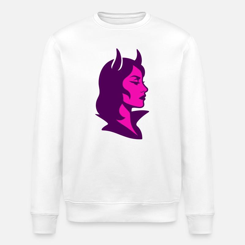 Diablesse - Sweat bio ROLLER Stanley/Stella Unisexe - blanc