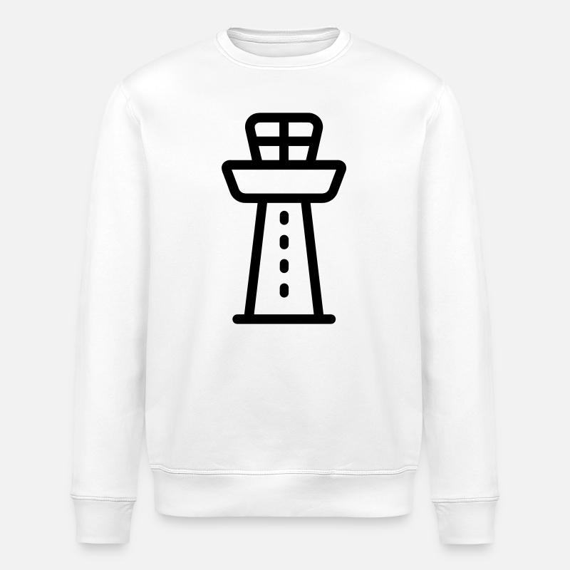 Kontrollturm - Stanley/Stella Unisex Bio-Sweatshirt ROLLER - Weiß