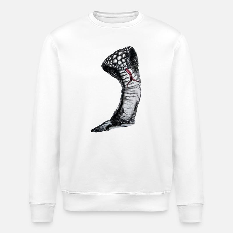 Cobra - Sweat bio ROLLER Stanley/Stella Unisexe - blanc