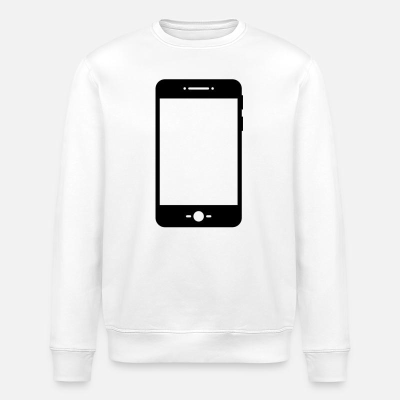 Smartphone - Stanley/Stella Unisex Bio-Sweatshirt ROLLER - Weiß