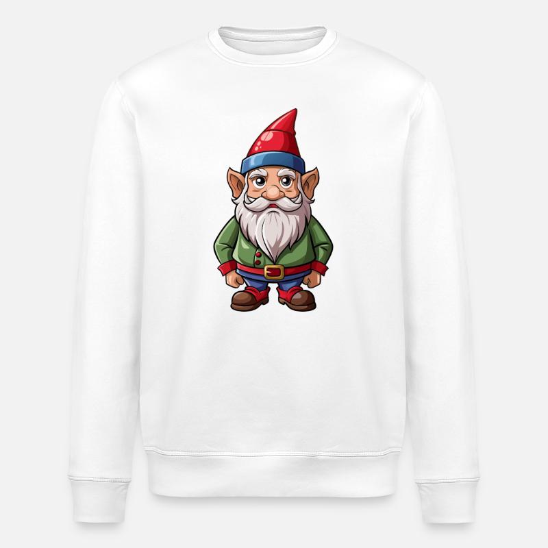 Gnome - Sweat bio ROLLER Stanley/Stella Unisexe - blanc