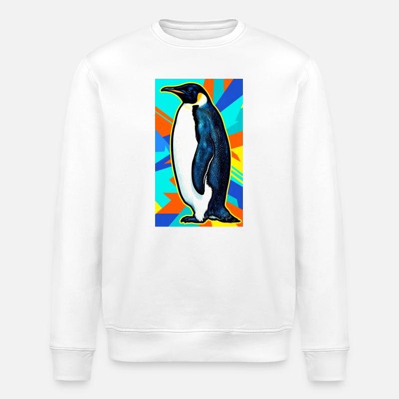 Pinguin - Stanley/Stella Unisex Bio-Sweatshirt ROLLER - Weiß