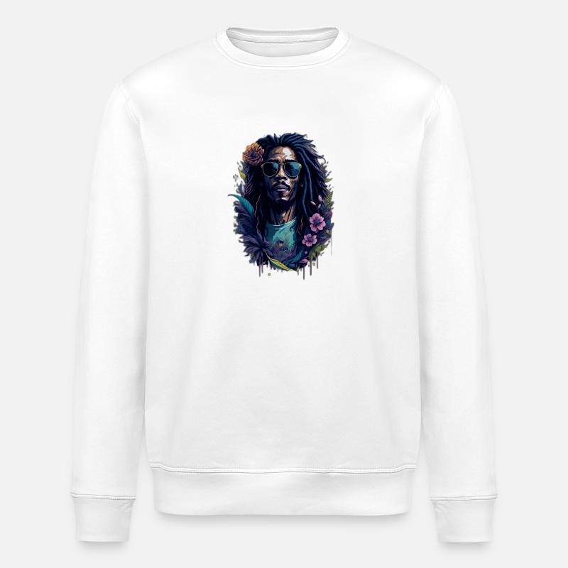 BOB Enchanting Melodies - Stanley/Stella Unisex Bio-Sweatshirt ROLLER - Weiß