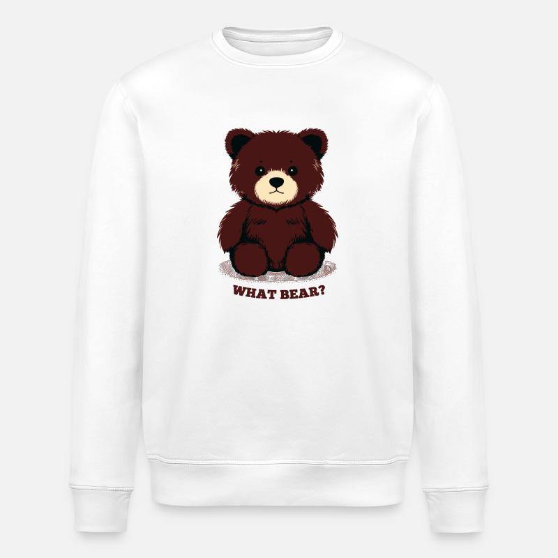 Welcher Bär? - Stanley/Stella Unisex Bio-Sweatshirt ROLLER - Weiß