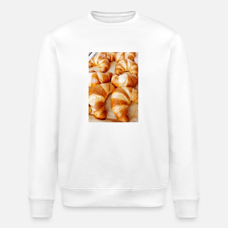 Croissants - Stanley/Stella Unisex Bio-Sweatshirt ROLLER - Weiß