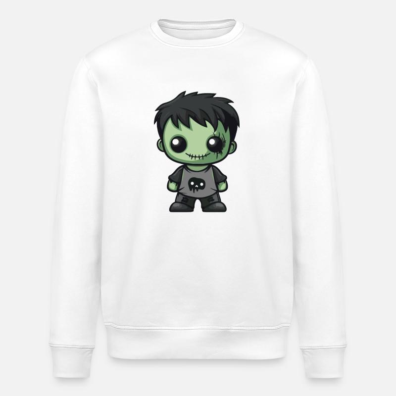 Zombie Halloween Comic - Stanley/Stella Unisex Bio-Sweatshirt ROLLER - Weiß
