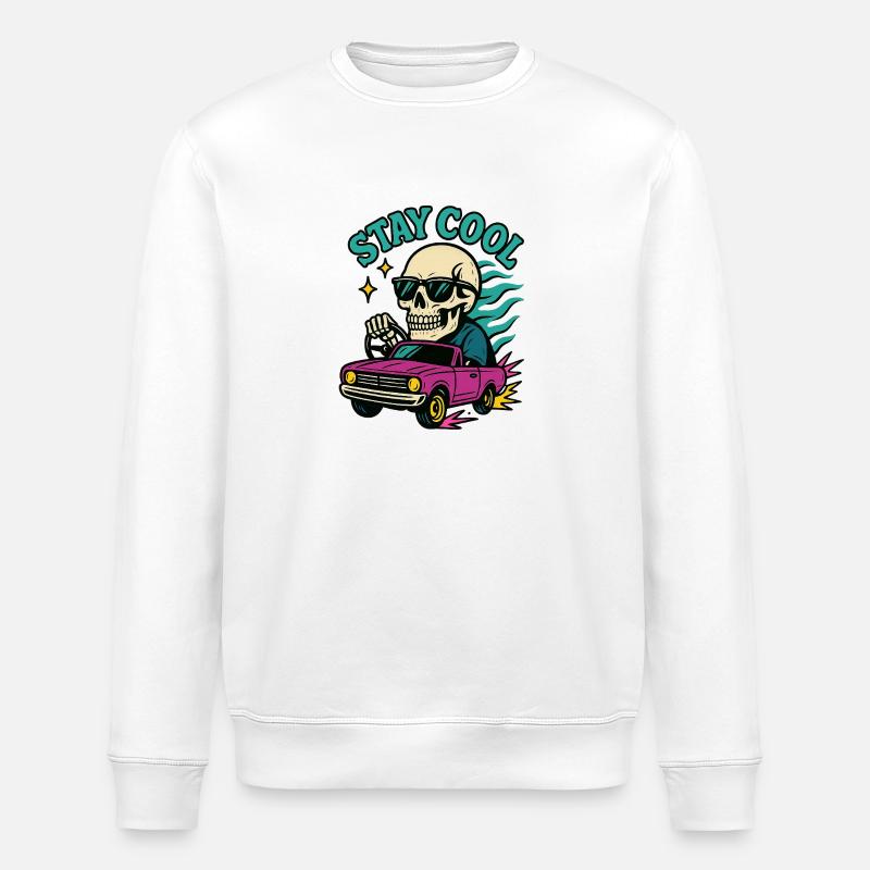 StayCool - Stanley/Stella Unisex Bio-Sweatshirt ROLLER - Weiß