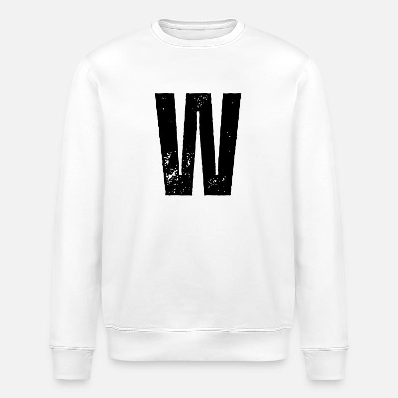 W - Stanley/Stella ROLLER Unisex Organic Sweatshirt - white