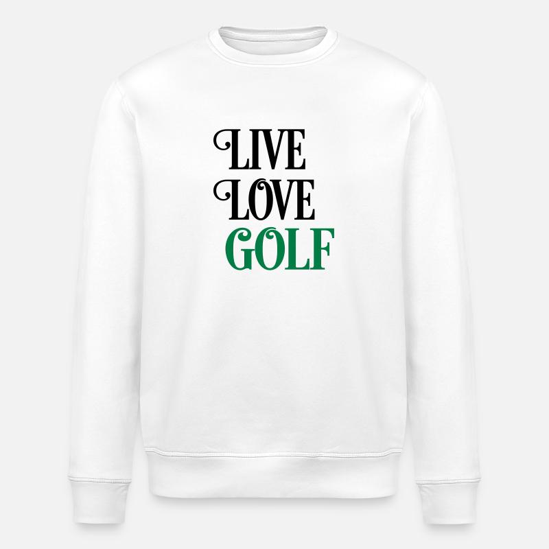 golf - Stanley/Stella ROLLER Unisex Organic Sweatshirt - white