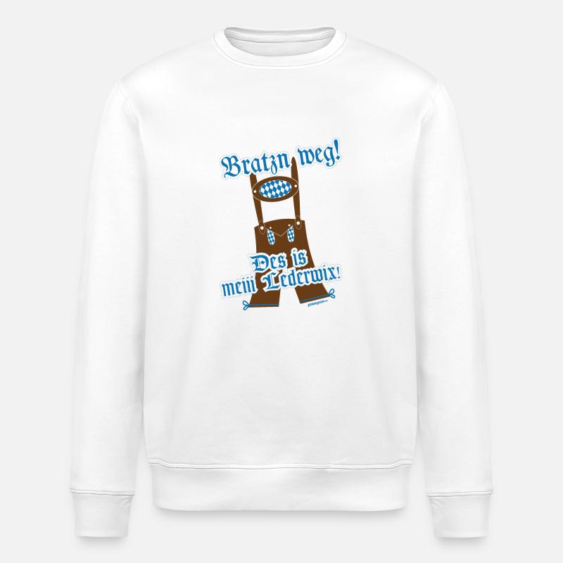 Bratzn weg! - Stanley/Stella Unisex Bio-Sweatshirt ROLLER - Weiß
