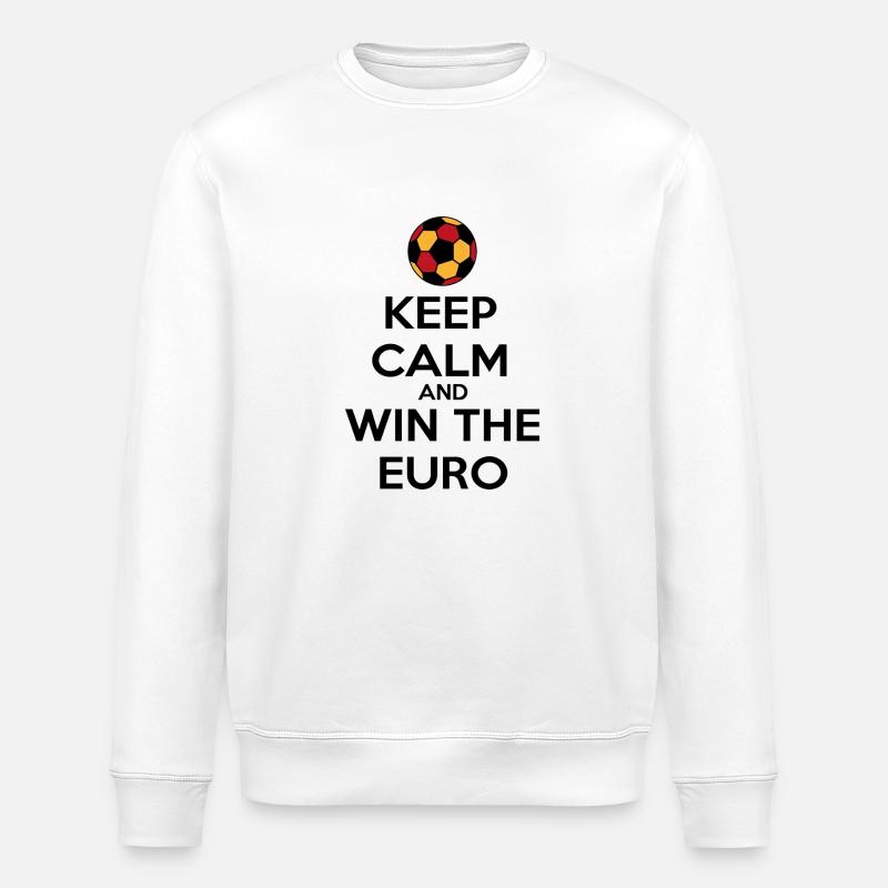 Fußball EM - Sweat bio ROLLER Stanley/Stella Unisexe - blanc