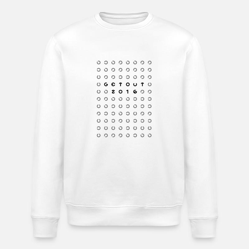 GetOut 2016 Sehtest 3 - Stanley/Stella Unisex Bio-Sweatshirt ROLLER - Weiß