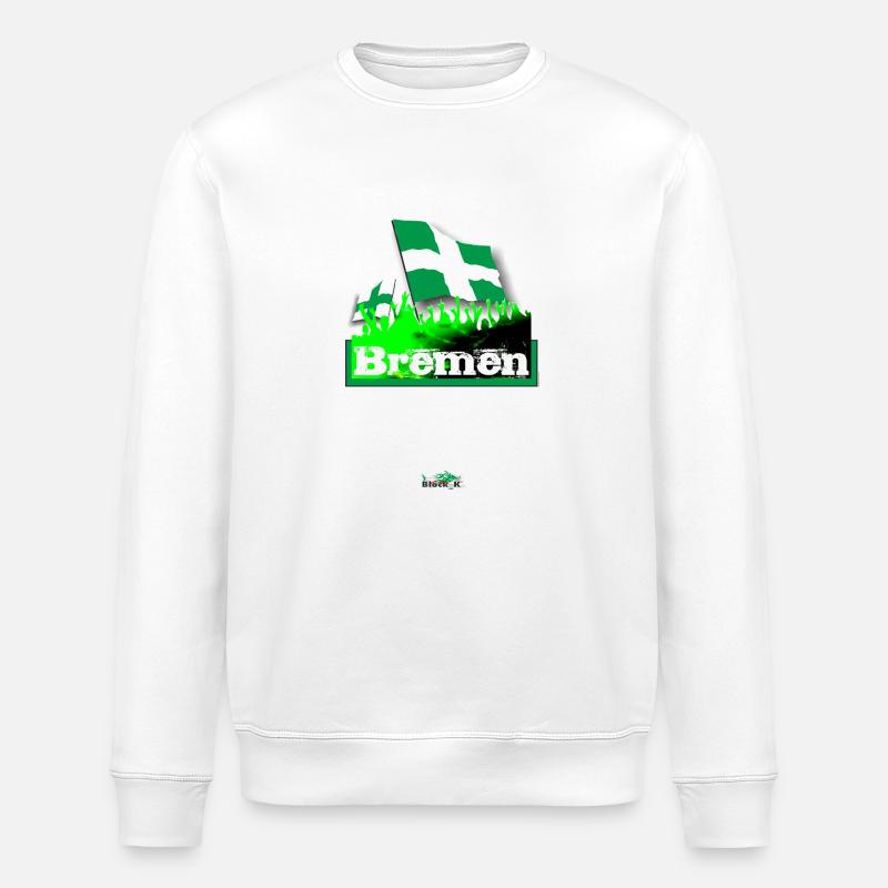 Bremen - Stanley/Stella ROLLER Unisex Organic Sweatshirt - white