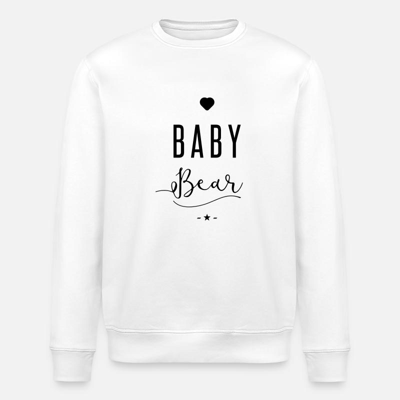 baby bear - Sweat bio ROLLER Stanley/Stella Unisexe - blanc
