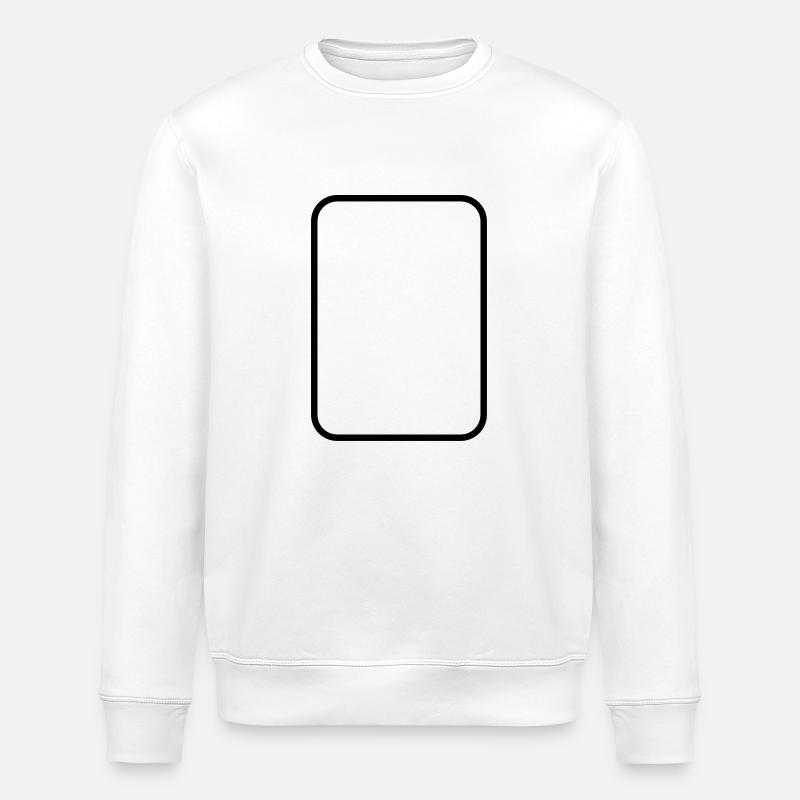 Mathematics - rectangle icon - Stanley/Stella ROLLER Unisex Organic Sweatshirt - white