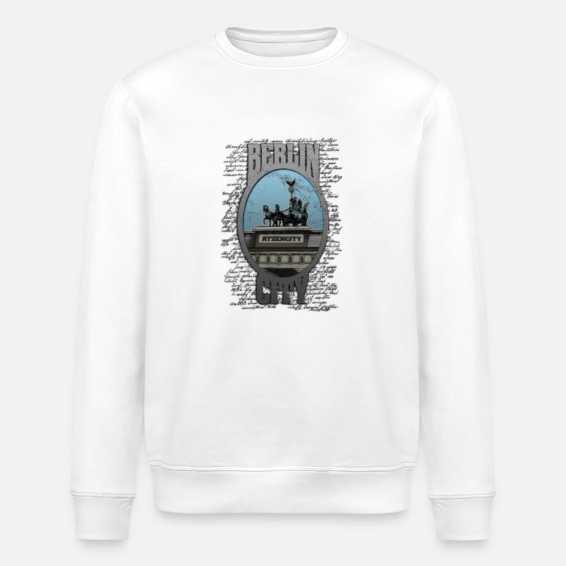 berlin - Sweat bio ROLLER Stanley/Stella Unisexe - blanc