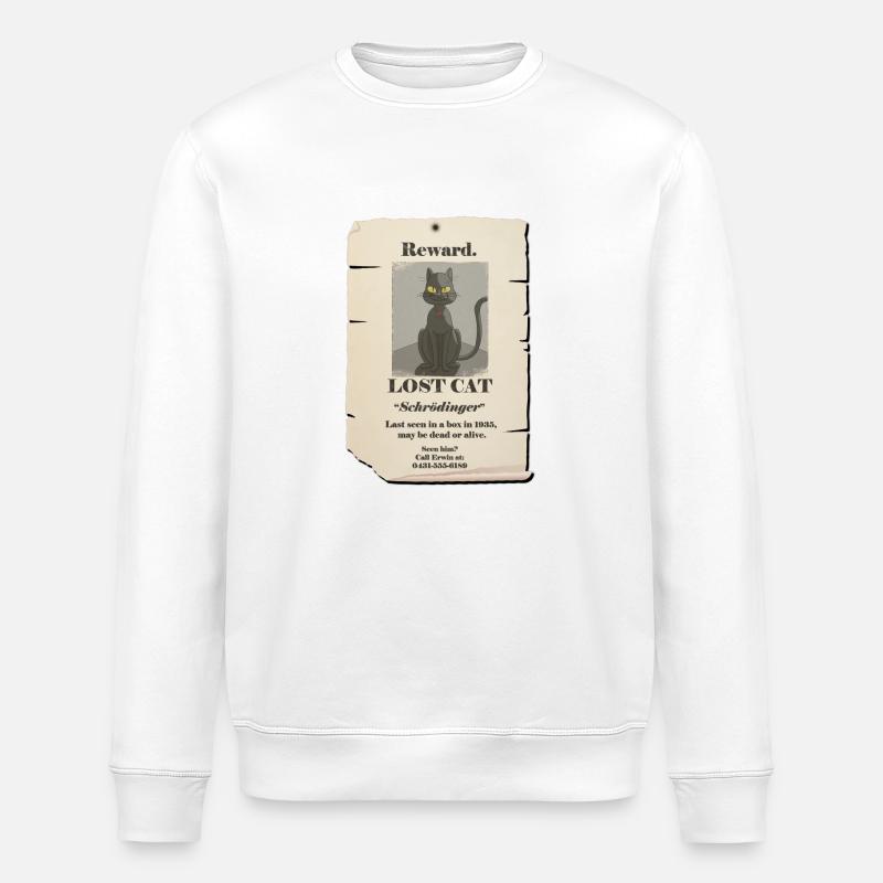 catfinal - Stanley/Stella ROLLER Unisex Organic Sweatshirt - white