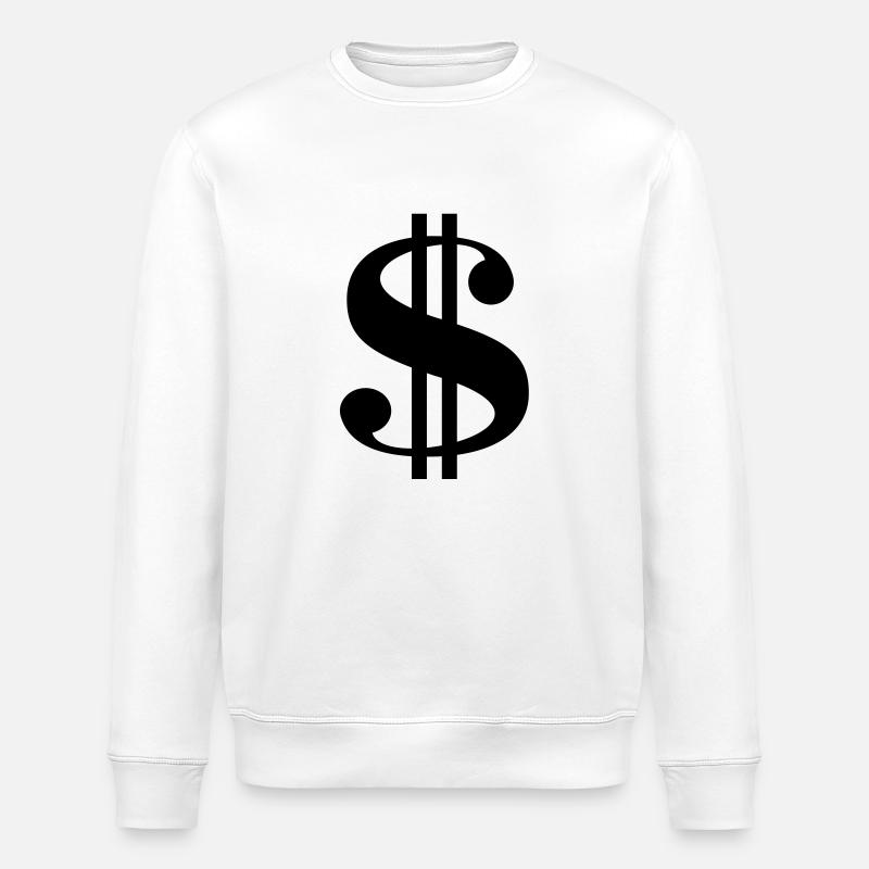 Dollar__V001 - Sweat bio ROLLER Stanley/Stella Unisexe - blanc
