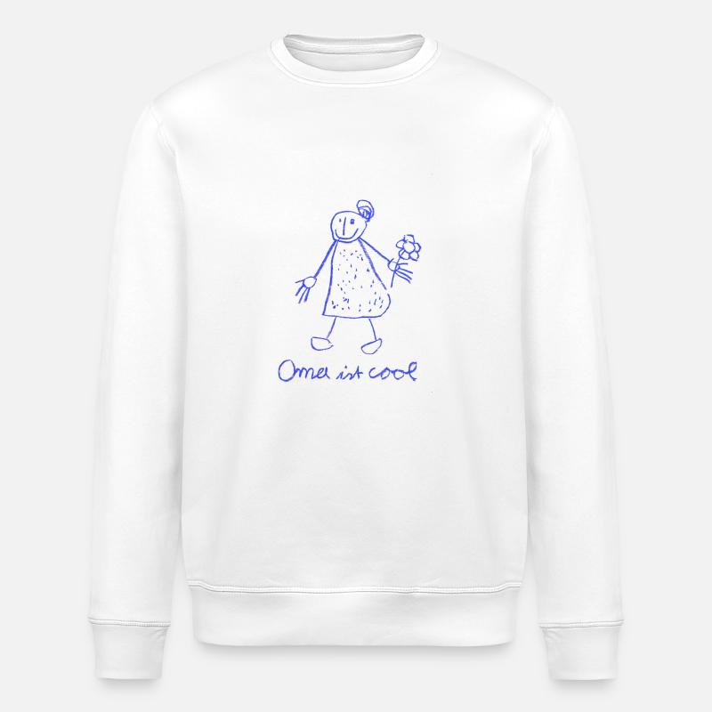 Oma ist cool - Stanley/Stella Unisex Bio-Sweatshirt ROLLER - Weiß